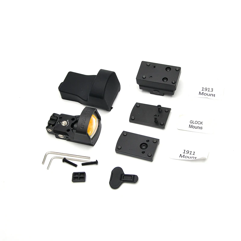 

Red Dot Sight With the 1911,1913 And Glock Mount Black Hunting Rifles Scope Tactical Gear Reflex Holographic Rifles cope