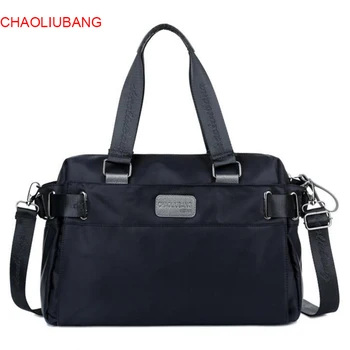 

New Arrival Waterproof Nylon Women Handbags Large Capacity Men's Shouder Messenger Bags High Quality Designer Simple Tote Bags