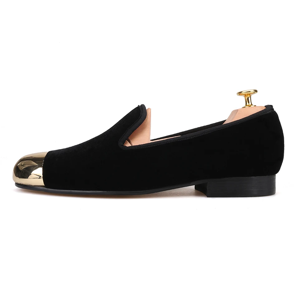 Terciopelo 4 Baile Más Ee Deslizador 17 Negro Tamaño Banquete Hombres Metal uu Nuevo Zapatos Masculino Mocasines Tinto Negro Toe vino Los Y De nnFwYg4Uq