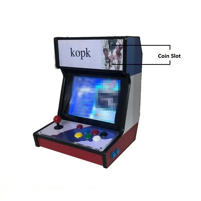 

IYO Pandora Box X 12 " LCD Screen 2600 Games Bartop with Coin Acceptor Arcade Machine Cabinet 4: 3 Perfect Ratio Arcade Console