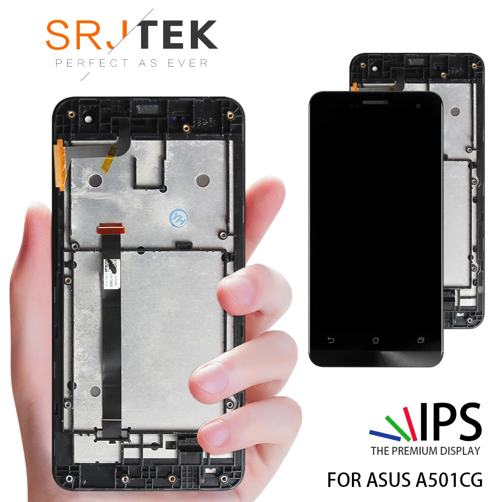 

5.0" 1280x720 IPS Display For ASUS Zenfone 5 LCD Touch Screen T00J A500KL A500CG A501CG Digitizer For ASUS Zenfone 5 Display