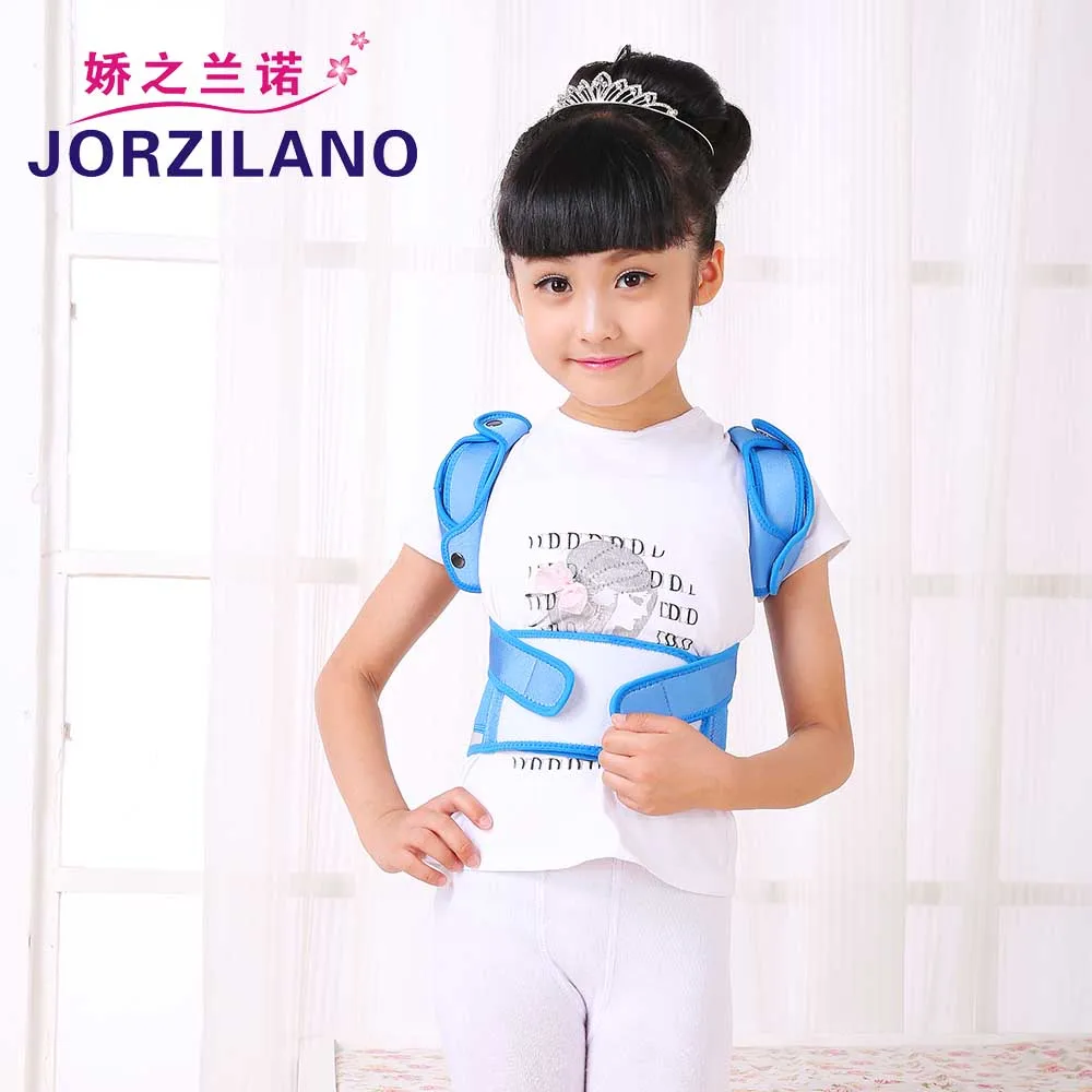 

JORZILANO Profesional Child Adjustable Back Chest Support Belt Posture Corrector Shoulder Brace Tape Posture Correct