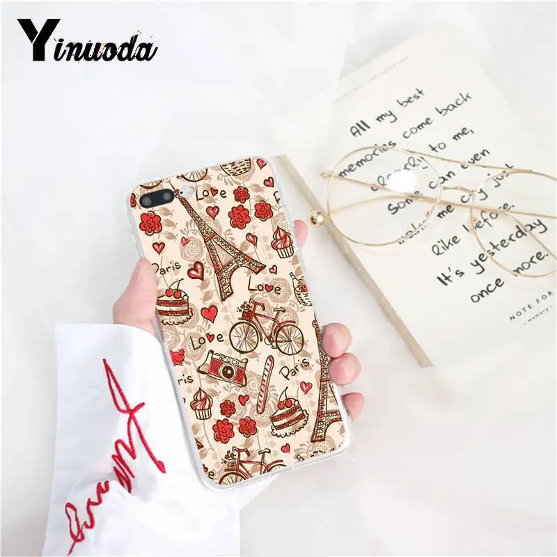 Роскошный Уникальный чехол для телефона Yinuoda Love Paris с Эйфелевой башней Франция