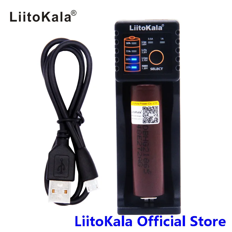Аккумуляторная батарея LiitoKala Lii 100 + HG2 новая оригинальная литиевая 18650 3 7 в 3000 мАч