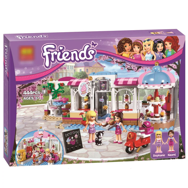 

Friends Heartlake Cupcake Cafe Building Blocks Set Model Bricks Girl Toy 41119 Compatiable with Legoes Friends for Girls