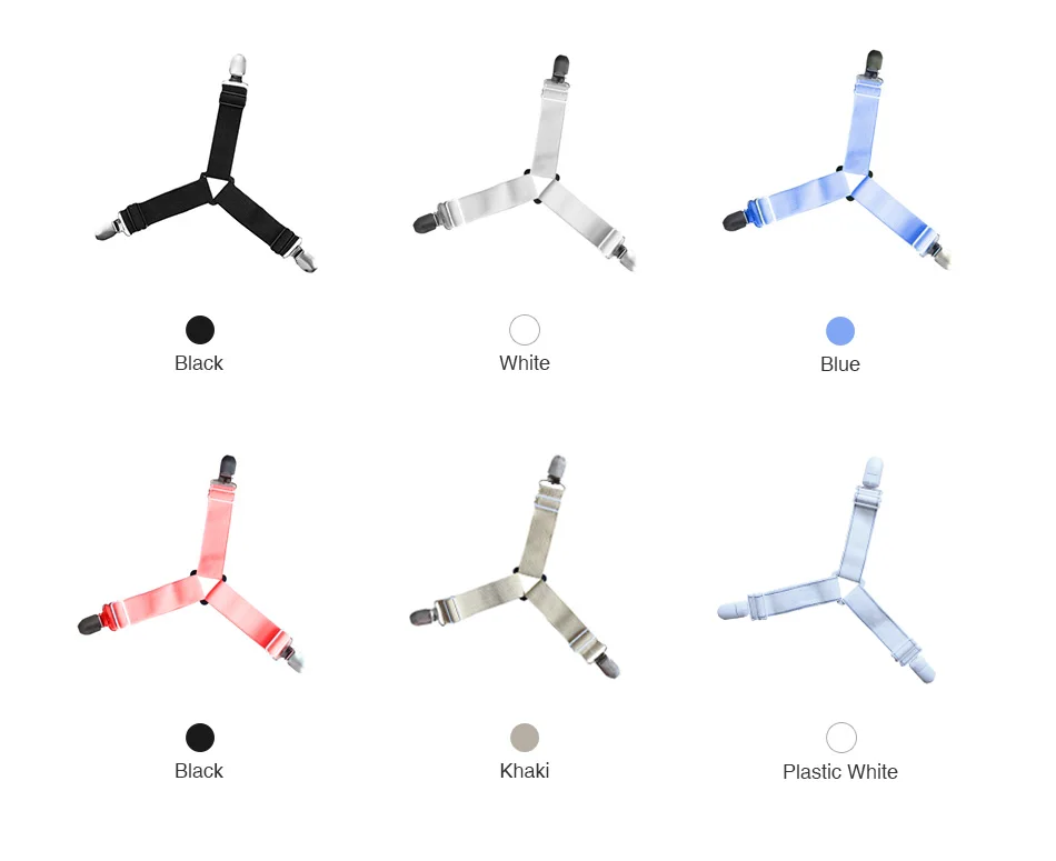 4 шт. эластичные захваты для простыни, зажим для полотенец, чехол для матраса, держатель для одеяла, крепеж, Нескользящие зажимы для ремня, домашняя Прямая поставка
