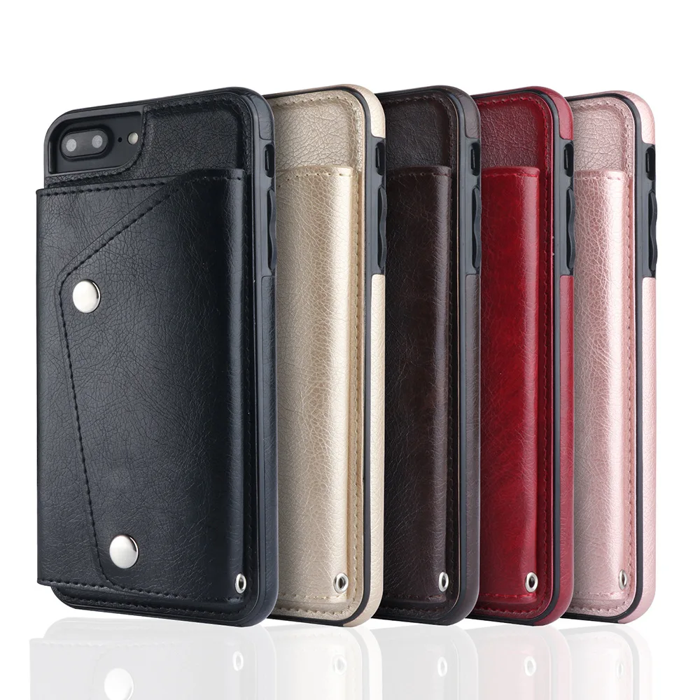 

Sumgo Leather Phone Case Real Leather Wallet Bag for iPhone X Women Wallet Luxury Phone Case for Girls Card Bag for iPhone 7 8