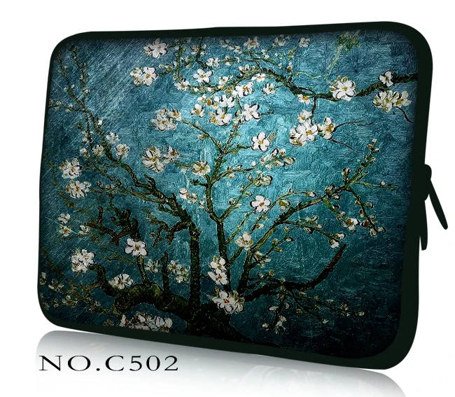 

Van Gogh Prunus Neoprene Soft Sleeve Case For Apple macbook Air Pro Retina 11 12 13 15 17 laptop bag For Mac book 11.6 13.3 15.4