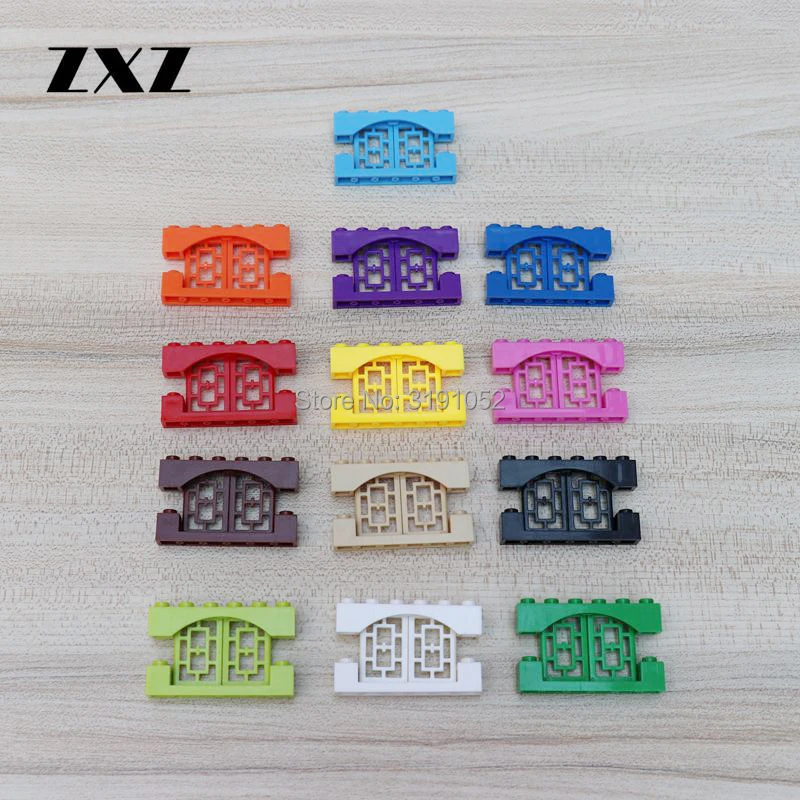 

ZXZ House Contruction Accessory Chinese Window Set ABS Plastic Building Blocks Brick Assemble Parts Compatible With Legoes