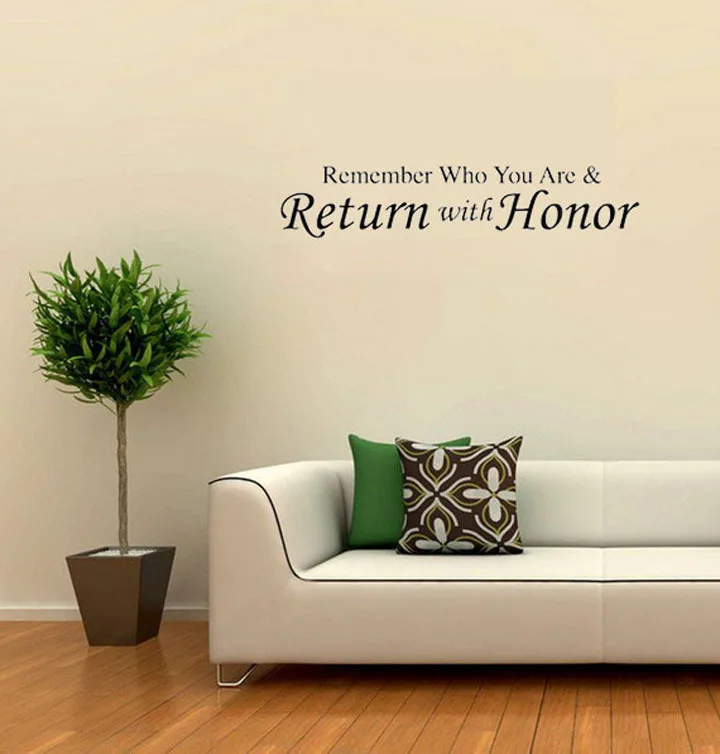 

Remember Who You Are DIY Wall Sticker Removable Art Vinyl Quote Wall Sticker Decal Mural Home Decoration
