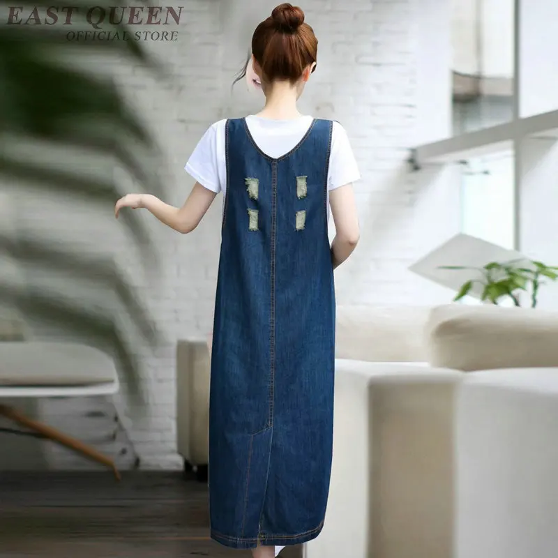 Pinafore платье для женщин джинсовый сарафан джинсовые платья 2018 Новое поступление