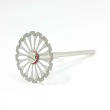 3 шт. C10 зубной тонкий ультра-тонкий двухсторонний песочный алмазный режущий диск с оправкой для разделения полировки керамического crwon jade