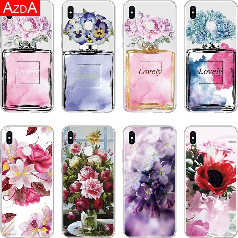 

TPU Flower Case For Huawei P20 P30 Pro P10 Mate 10 20 Lite Y9 2018 Y6 Pro P Smart 2019 For Honor 8 8C 8X 9 10 Lite 10i 3D Cover