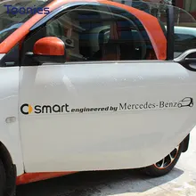 Smart Fortwo 453 451 450 наклейка с логотипом на автомобиль письмо автомобилей вытягивающийся цветок наклейки автомобильные наклейки настенные аксессуары декоративные наклейки