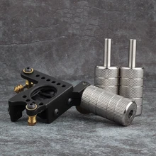 YILONG 1 шт. из нержавеющей стали Татуировка ручка 25 мм с задней стволовой профессиональные ручки для тату-машинки трубы Советы Инструмент