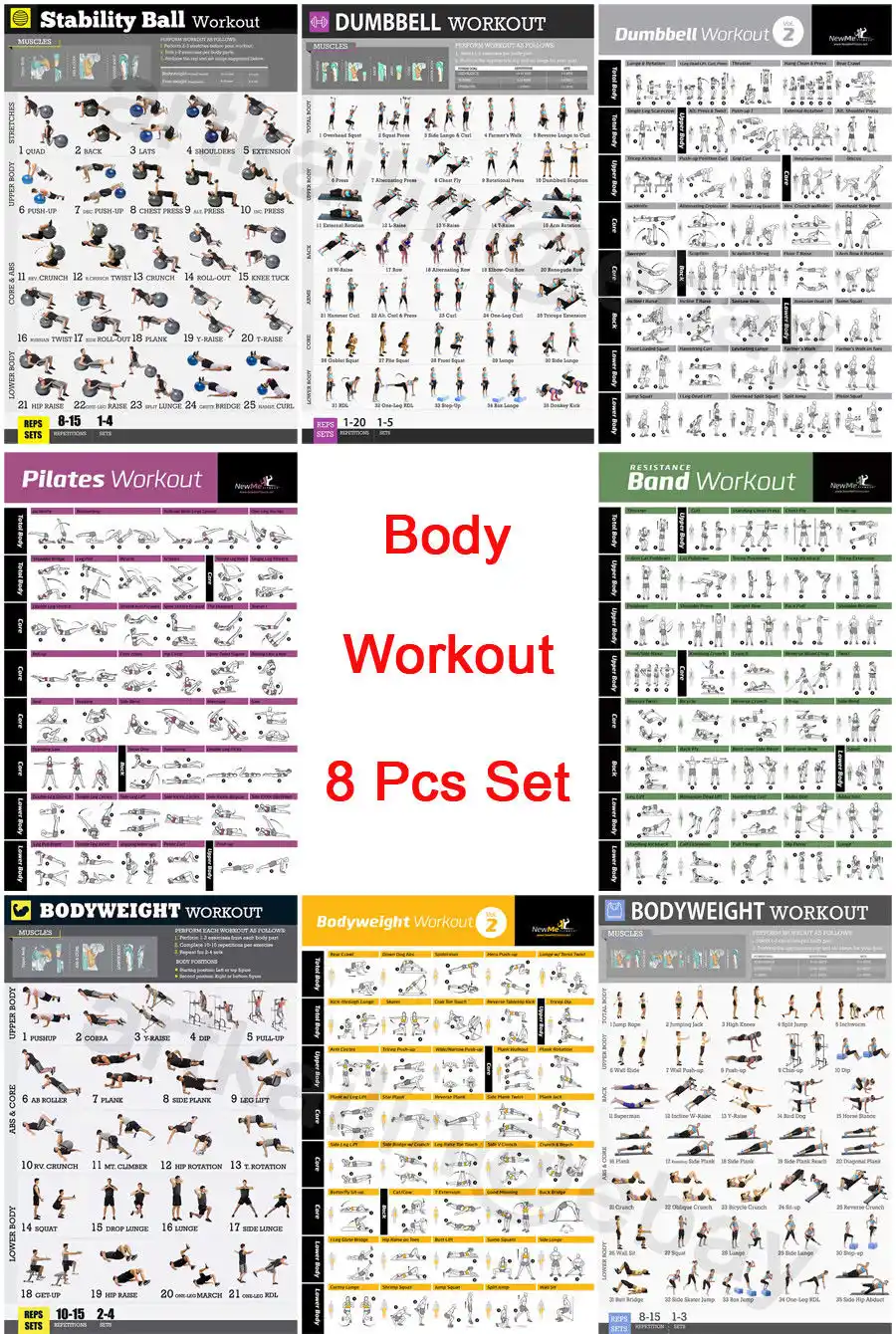 Dumbbell Workout Chart Printable