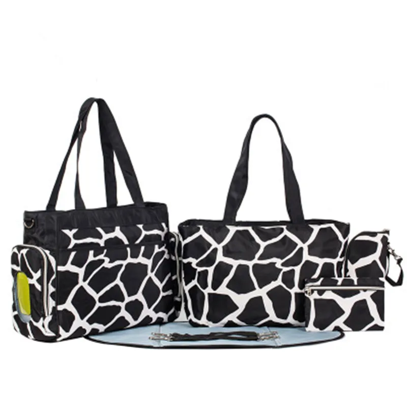 

Multi-function Large Capacity Single Shoulder Stone Crack Pattern Slanting Maternity Maternity Package Portable Mother Bag F24