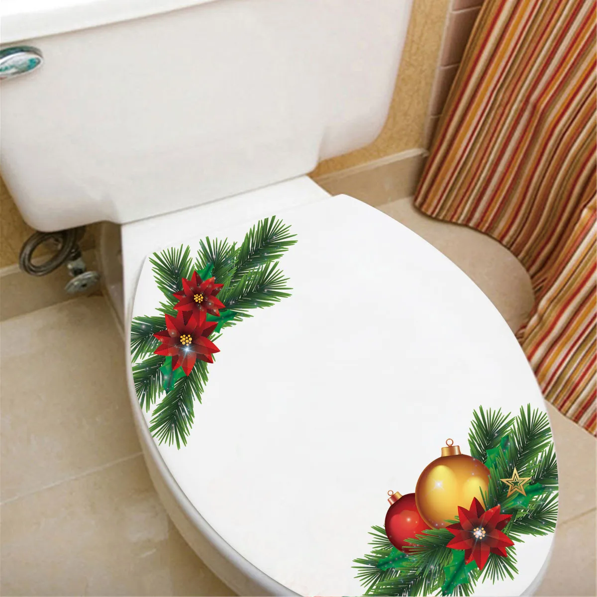 Рождественская елка 3D наклейки на стену наклейки на холодильник шкаф туалет ванная комната украшения ПВХ Наклейки на стены/клей т
