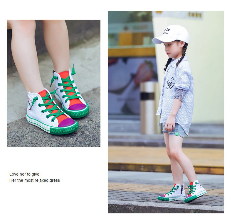 Г. Разноцветные парусиновые ботинки для маленьких девочек детские кроссовки для девочек, модные ботинки для девочек, обувь для младенцев 21-37