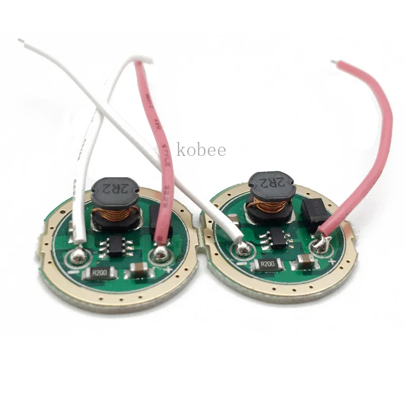 10 шт. 3 Вт светодиодный драйвер 16 мм/20 мм DC3.7V 1 Режим фонарика для CREE XRE Q5/XPE XP E/XBD XB D