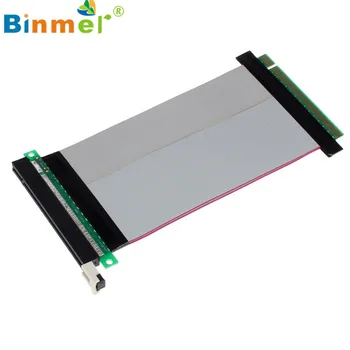 

Binmer 2017 PCI-Express PCI-E 16X Riser Card Flexible Ribbon Extender Extension Cable Free shiping Sep 12