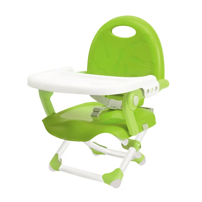 Pli 6-36 mois bébé pliant salle à manger chaise enfants trois points ceinture de sécurité rehausseur siège TRP anti-dérapant manger chaises Orange/bleu/vert