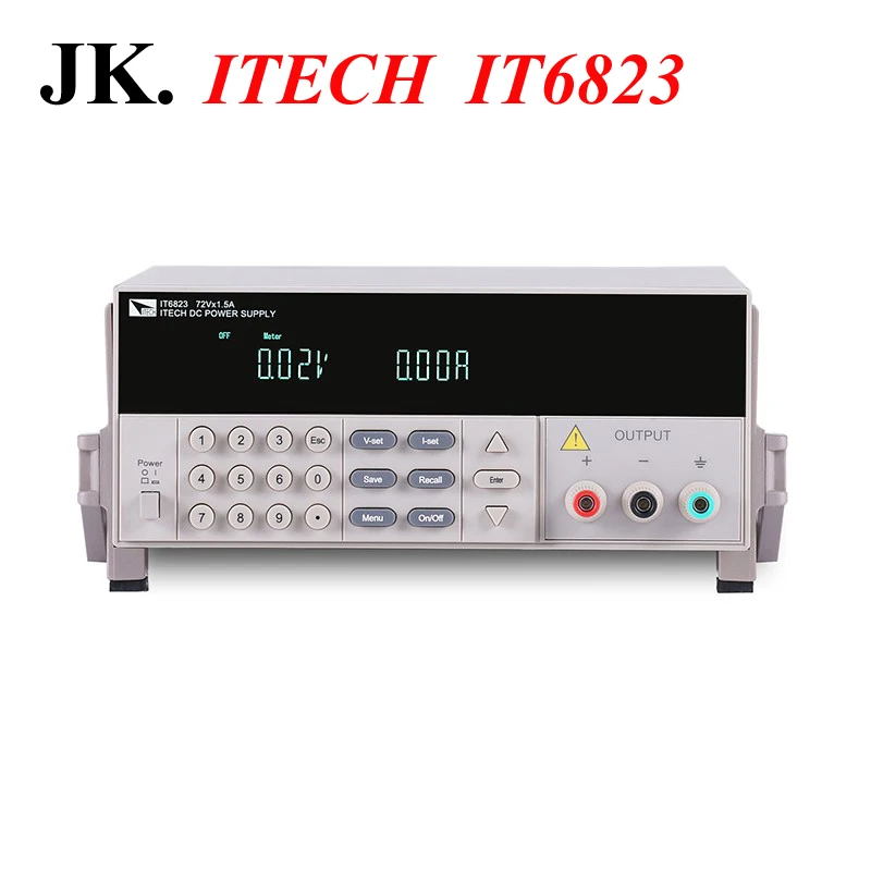 

IT009 ITECH IT6823 Digital Programmable DC Power Supply 72V/1.5A/108W Free Shipping
