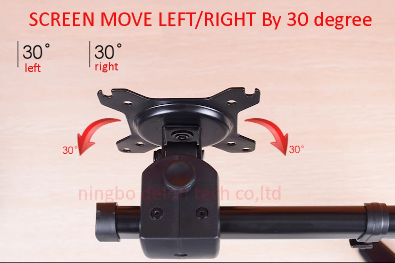 four screen 27inch lcd tv table mount monitor desk