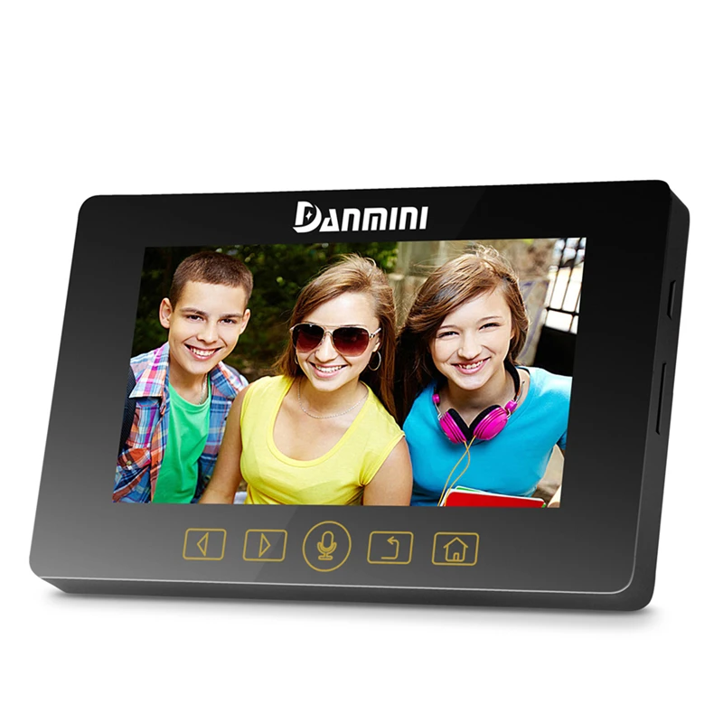 

DANMINI 4.3" Door Phone Intercom Video Doorbell 160 Degree Peephole Viewer Intercom Doorbell 3.0MP Doorphone Camera Night Vision