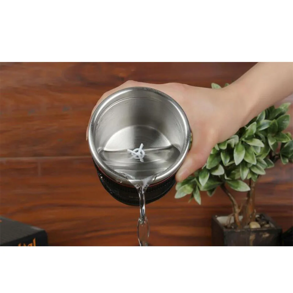 Self Stirring Camera Lens Coffee Mug JOOPZY