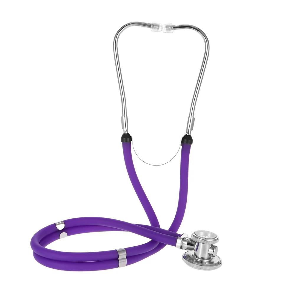 Medical Dual Headed Stethoscope Professional Portable Multifunctional 55cm Tube Double Estetoscopio Equipment Health Care Tool