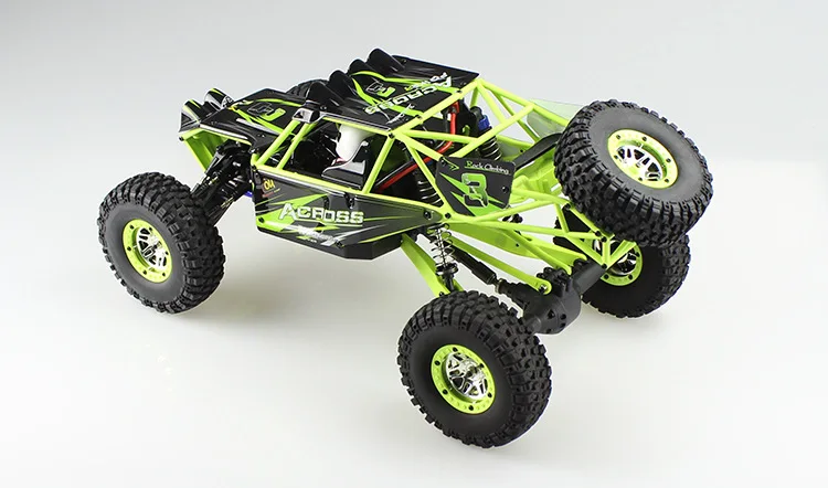 WLtoys 10428 1/10 2,4G 4WD RC Monster гусеничный RC автомобиль с светодиодный свет RC скалолазка дистанционного Управление Электрический дикий трек воин