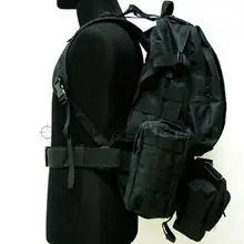 Военный тактический Molle штурмовой рюкзак BK CP