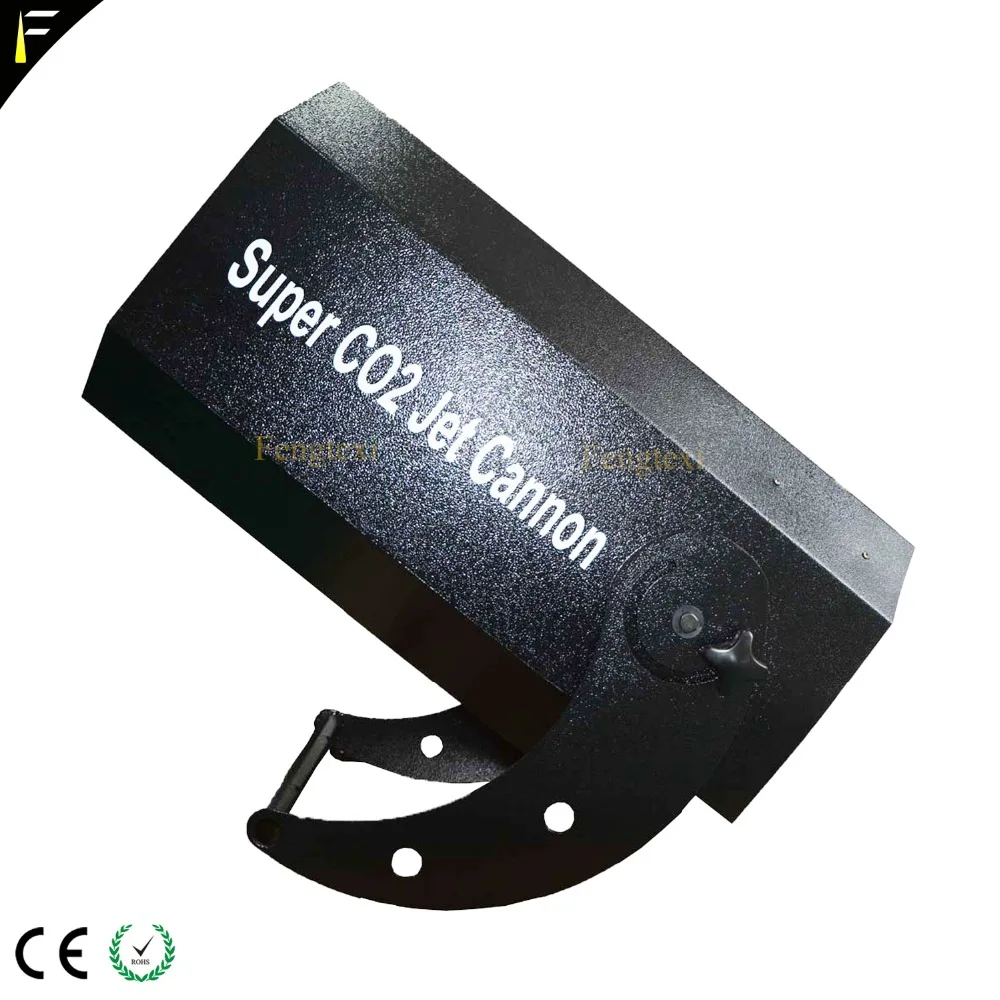 Hangable Dmx512 Super Co2 Jet Cannon Macchina Ad Iniezione Co2 Potente A Filo Blaster Cilindro 12M Spray Per Pista Da Ballo Di Notte Club
