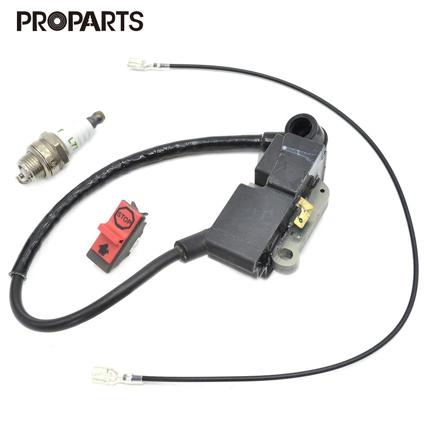 Chainsaw Ignition Coil On Off Swtich Spark Plug Kit For Husqvarna 362