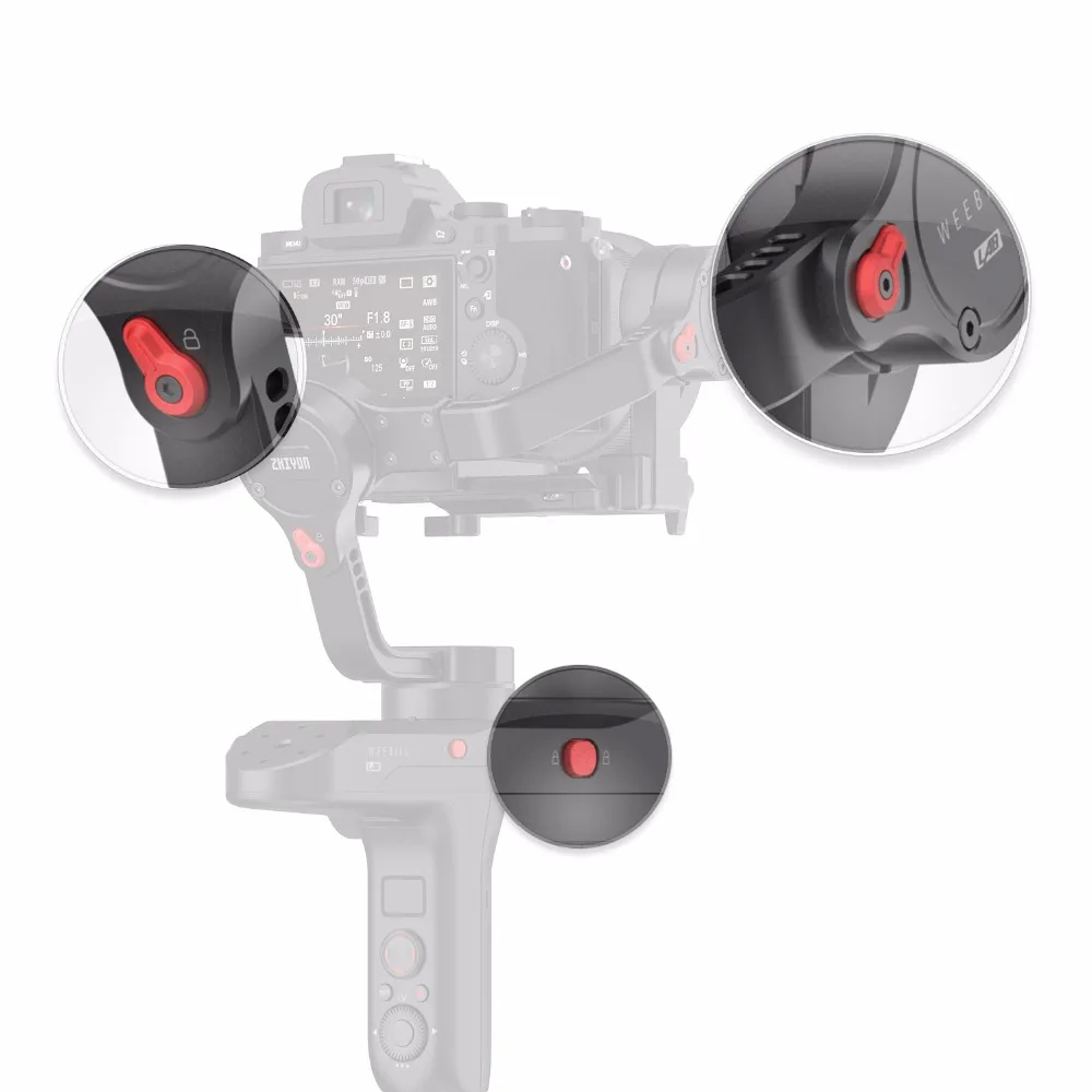 Zhiyun weebill лаборатории карданный 3-осевой ручной Беспроводной передачи изображения Для беззеркальных цифровых зеркальных фотокамер Камера стабилизатор PK DJI Ronin S MOZA