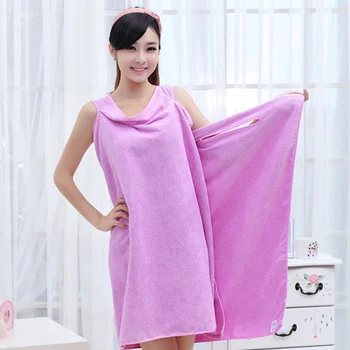 

Creative Microfiber Soft Towel Skirt Bath Towel Bathrobes Beach ute Smooth comfortable bath Towel for travel home