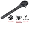 full new carbon fiber Garmin/bryton/cateye/igpsport Bicycle bike Computer support holder+GoPro Motion Camera Bracket+Lamp holder ► Photo 3/6