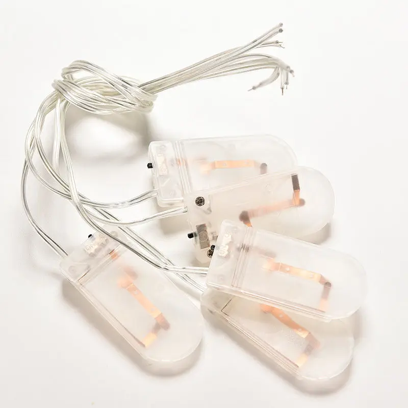 

5PCS Clear CR2032 Button Coin Cell Battery Socket Holder Case With ON/OFF Switch