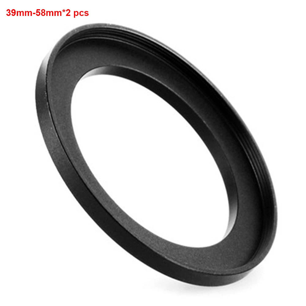 JUST NOW High-quality 2PCS 39-58MM Step-Up Ring Filter Adapter (39MM Lens to 58MM Accessory) (2 PCS Adapter) | Электроника