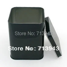 Размер: 70x70x93 мм/жестяная коробка для черного чая/прямоугольная жестяная коробка для чая/жестяная банка для пищевых продуктов/квадратная металлическая коробка для упаковки чая/банка для хранения чая