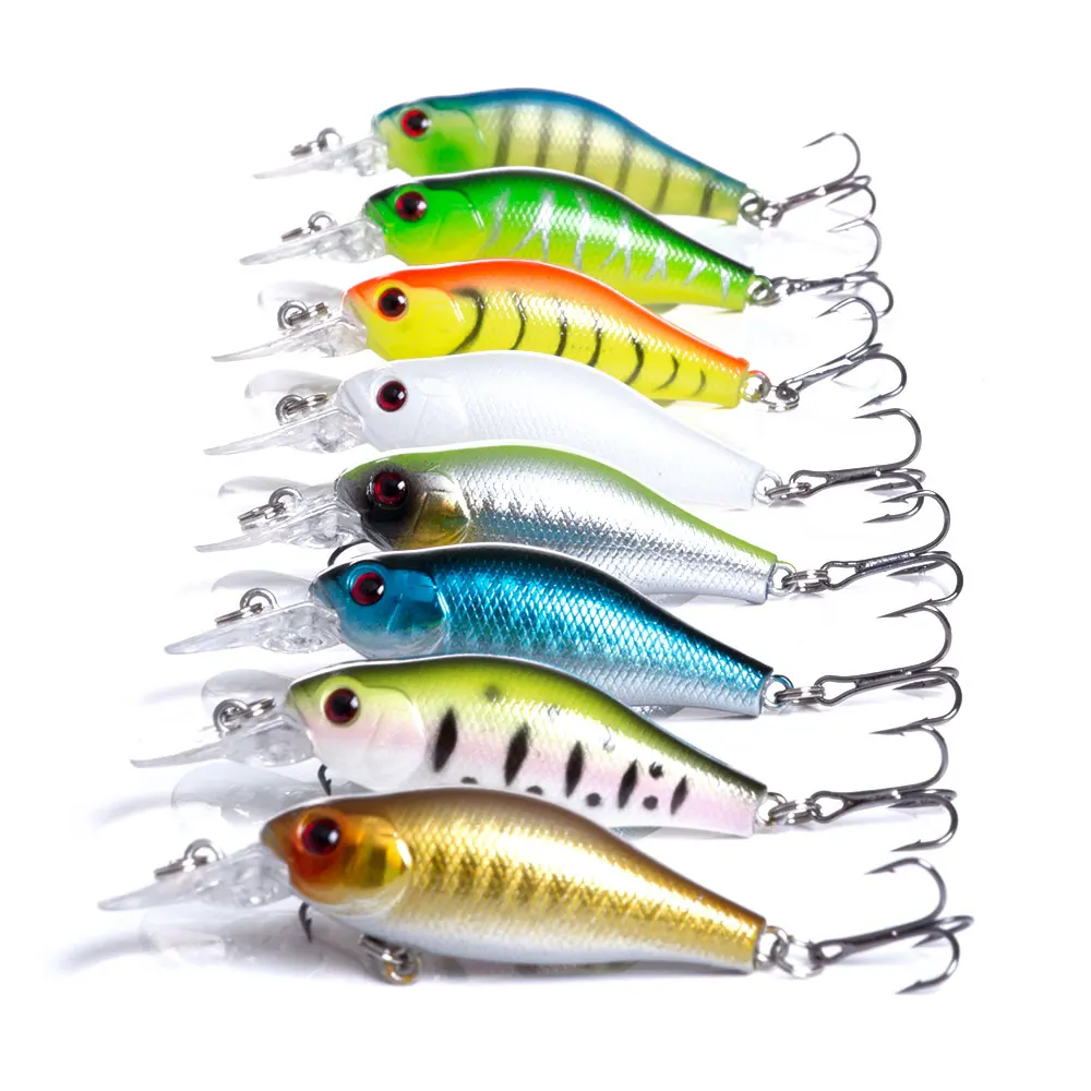 

HENGJIA Crankbait Fishing Lure 7cm 10g Artificial Fishing Wobblers Topwater Crank Hard Bait Floating Fishing Lures