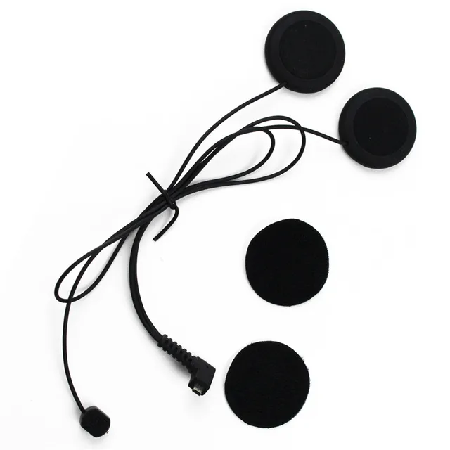 2PCS Freedconn Microphone Headphone Ear Speakers Parts Suit for T-COMVB TCOM-SC FDC-01VB COLO TCOM-02 Motorcycle Helmet Intercom