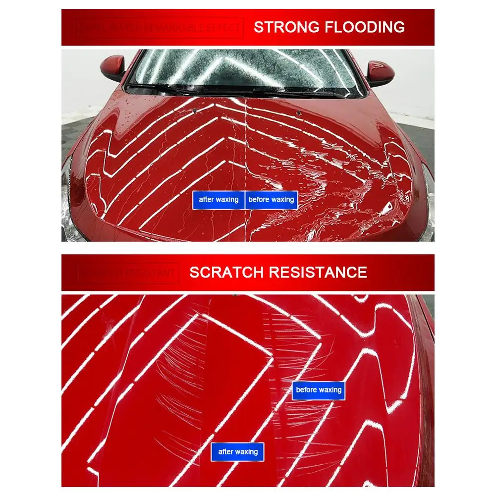 Автомобильный Воск обслуживание Авто обеззараживание остекление защитный воск уход за краской нано крошечные царапины ремонт обслуживание красный