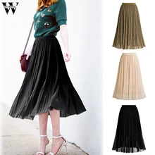 Womail, Женская юбка, летняя мода, Boho, высокая талия, плиссированные, макси юбки, вечерние, длинная, сексуальная, элегантная, Пляжная, повседневная,, J71