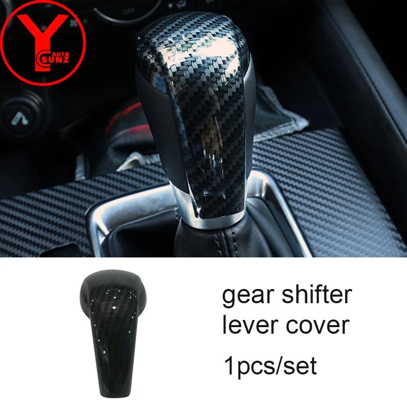 ABS de fibra de carbono de la manija de la puerta Interior de paneles interior del coche de las piezas de estilo interior del coche accesorios para mazda cx5 cx-5 2017, 2018