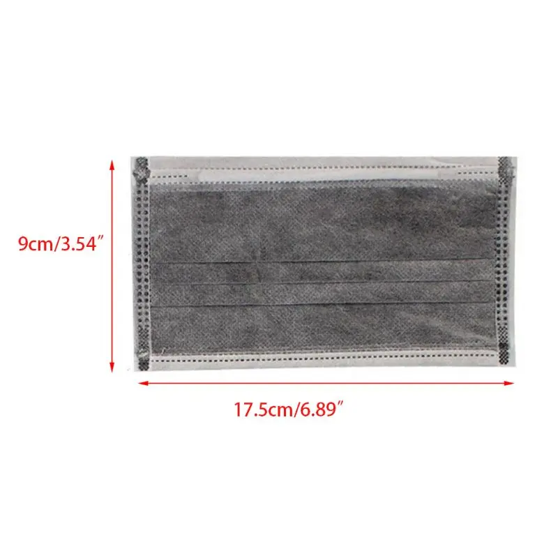 10 шт. одноразовые 4 слоя нетканые Пылезащитная маска для полости рта ...