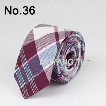 Модный мужской галстук, хлопковый, текстильный, с принтом цветов, классический свадебный галстук - Цвет: 36