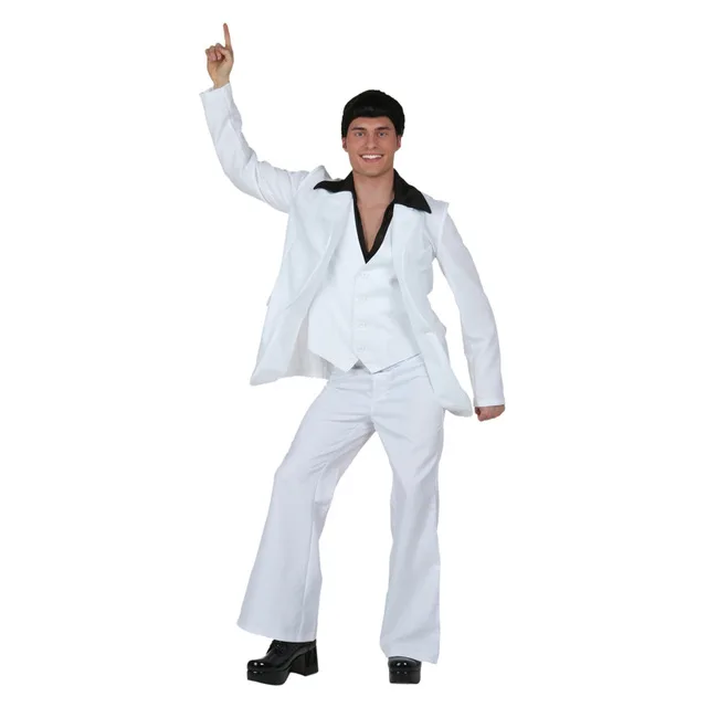 

4pc Set Men 60s 70s Dsico Music Costume