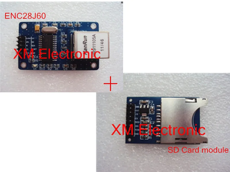 5 комплектов = шт. сетевой модуль ENC28J60 Ethernet LAN + в 3 В совместимый sd карты